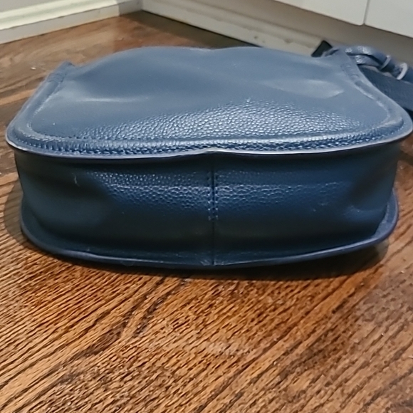 Kate Spade Navy Leather "Orchard Street - Small Hemsley" Crossbody Bag - Picture 12 of 16